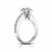 1.35 ct Ladies Round cut Diamond Engagement Ring 