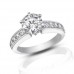 1.35 ct Ladies Round cut Diamond Engagement Ring 