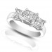 1.95 ct Ladies Three Stone Princess Cut Diamond Engagement Ring