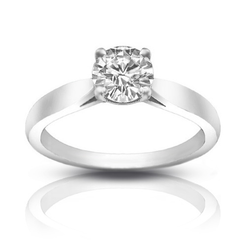 1.25 ct Ladies Round Cut Diamond Solitaire Engagement Ring 1.25 ct Ladies Round Cut Diamond Solitaire Engagement Ring