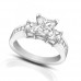1.53 ct Ladies Princess Cut Diamond Engagement Ring