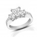 1.53 ct Ladies Princess Cut Diamond Engagement Ring