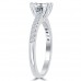 1.45 ct Ladies Round Cut Diamond Engagement Ring in 14 kt White Gold