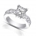 2.50 Ct Ladies Princess Cut Diamond Engagement Ring 2.50 Ct Ladies Princess Cut Diamond Engagement Ring