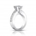 2.50 Ct Ladies Princess Cut Diamond Engagement Ring 2.50 Ct Ladies Princess Cut Diamond Engagement Ring