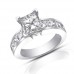 2.50 Ct Ladies Princess Cut Diamond Engagement Ring 2.50 Ct Ladies Princess Cut Diamond Engagement Ring