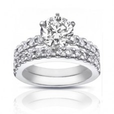 2.25 ct Ladies Round Cut Diamond Engagement Ring Set 2.25 ct Ladies Round Cut Diamond Engagement Ring Set