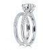 1.45 ct Ladies Round Cut Diamond Engagement Ring in 14 kt White Gold