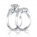 1.85ct  Ladies Round Cut Diamond Engagement Accented Ring