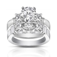 2.00 ct Women's Round Cut Diamond Engagement Ring With Wedding Band Set 2.00 ct Women's Round Cut Diamond Engagement Ring With Wedding Band Set