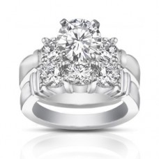 2.00 ct Women's Round Cut Diamond Engagement Ring With Wedding Band Set 2.00 ct Women's Round Cut Diamond Engagement Ring With Wedding Band Set