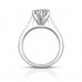 1.80 ct  Ladies Round Cut Diamond Engagement Accented Ring Set