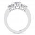 0.85 ct Ladies Three Stone Round Cut Diamond Engagement Ring 0.85 ct Ladies Three Stone Round Cut Diamond Engagement Ring
