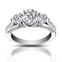 2.25 ct Ladies One Of A Kind Diamond Engagement Ring 2.25 ct Ladies One Of A Kind Diamond Engagement Ring