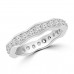 1.25 ct Round Cut Diamond Eternity Wedding Band Ring New Style