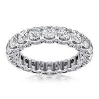 4.18 ct Ladies Round Cut Diamond Eternity Wedding Band Ring 4.18 ct Ladies Round Cut Diamond Eternity Wedding Band Ring