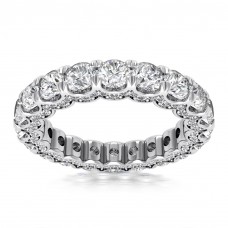 4.18 ct Ladies Round Cut Diamond Eternity Wedding Band Ring 4.18 ct Ladies Round Cut Diamond Eternity Wedding Band Ring