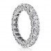 4.18 ct Ladies Round Cut Diamond Eternity Wedding Band Ring