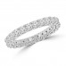 2.05 ct Ladies Round Cut Diamond Eternity Wedding Band Ring