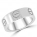 Love 18k White Gold 5.5 mm Band Size 52 Love 18k White Gold 5.5 mm Band Size 52