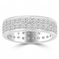 3.40 ct Men's Round Cut Diamond Eternity Wedding Band Ring 3.40 ct Men's Round Cut Diamond Eternity Wedding Band Ring