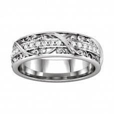 0.45 ct Ladies Round Cut Diamond Eternity Wedding Band Ring New Style 0.45 ct Ladies Round Cut Diamond Eternity Wedding Band Ring New Style