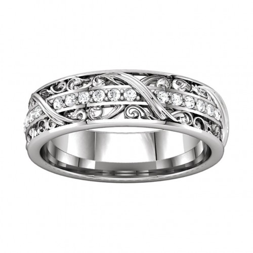 0.45 ct Ladies Round Cut Diamond Eternity Wedding Band Ring New Style 0.45 ct Ladies Round Cut Diamond Eternity Wedding Band Ring New Style