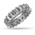 5.00 ct Emerald Cut Diamond Eternity Wedding Band Ring 5.00 ct Emerald Cut Diamond Eternity Wedding Band Ring