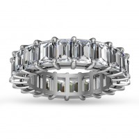 5.00 ct Emerald Cut Diamond Eternity Wedding Band Ring 5.00 ct Emerald Cut Diamond Eternity Wedding Band Ring