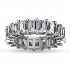 5.00 ct Emerald Cut Diamond Eternity Wedding Band Ring 5.00 ct Emerald Cut Diamond Eternity Wedding Band Ring