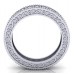 1.00 ct Millgrain Edge Diamond Eternity Wedding Band Ring With Design on The Side 1.00 ct Millgrain Edge Diamond Eternity Wedding Band Ring With Design on The Side