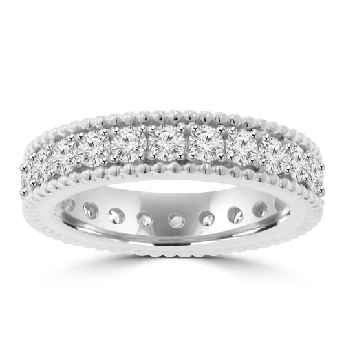 1.59 ct Ladies Brilliant Cut Diamond Eternity Wedding Band