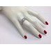5.00 ct Ladies Three Row Round Cut Diamond Eternity Wedding Band Ring