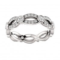 1.50 ct Ladies Round Cut Diamond Eternity Wedding Band Ring New Style 1.50 ct Ladies Round Cut Diamond Eternity Wedding Band Ring New Style
