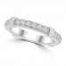 0.75 ct Ladies Round Cut Diamond Eternity Wedding Band Ring