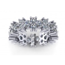 5.00 ct Ladies Round Cut Diamond Eternity Wedding Band Ring 5.00 ct Ladies Round Cut Diamond Eternity Wedding Band Ring