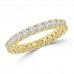 2.05 ct Ladies Round Cut Diamond Eternity Wedding Band Ring Yellow Gold 2.05 ct Ladies Round Cut Diamond Eternity Wedding Band Ring Yellow Gold