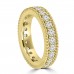 1.59 ct Ladies Brilliant Cut Diamond Eternity Wedding Band in Yellow Gold
