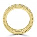 1.59 ct Ladies Brilliant Cut Diamond Eternity Wedding Band in Yellow Gold