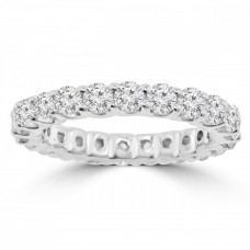 2.21 ct Ladies Round Cut Diamond Eternity Wedding Band 2.21 ct Ladies Round Cut Diamond Eternity Wedding Band