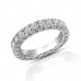 1.50 ct Round Cut Diamond Eternity Wedding Band Ring 