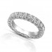 1.50 ct Round Cut Diamond Eternity Wedding Band Ring 