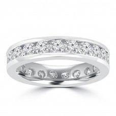2.00 ct Ladies Round Cut Diamond Eternity Wedding Band Ring 2.00 ct Ladies Round Cut Diamond Eternity Wedding Band Ring