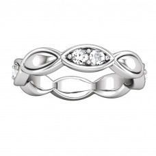 0.75 ct Ladies Round Cut Diamond Eternity Band Ring In 14 kt White Gold 0.75 ct Ladies Round Cut Diamond Eternity Band Ring In 14 kt White Gold