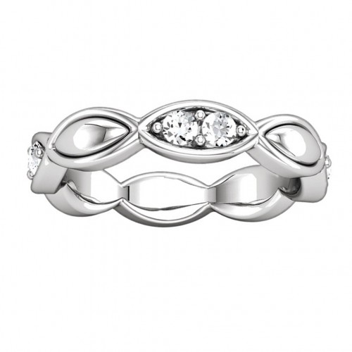 0.75 ct Ladies Round Cut Diamond Eternity Band Ring In 14 kt White Gold 0.75 ct Ladies Round Cut Diamond Eternity Band Ring In 14 kt White Gold