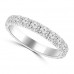 2.00 ct Ladies Round Cut Diamond Eternity Wedding Band in 14 kt White Gold