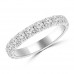 2.00 ct Ladies Round Cut Diamond Eternity Wedding Band in 14 kt White Gold