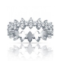2.00 ct Ladies Round Cut Diamond Eternity Wedding Band Ring