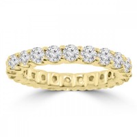 2.21 ct Ladies Round Cut Diamond Eternity Wedding Band in Yellow Gold 2.21 ct Ladies Round Cut Diamond Eternity Wedding Band in Yellow Gold