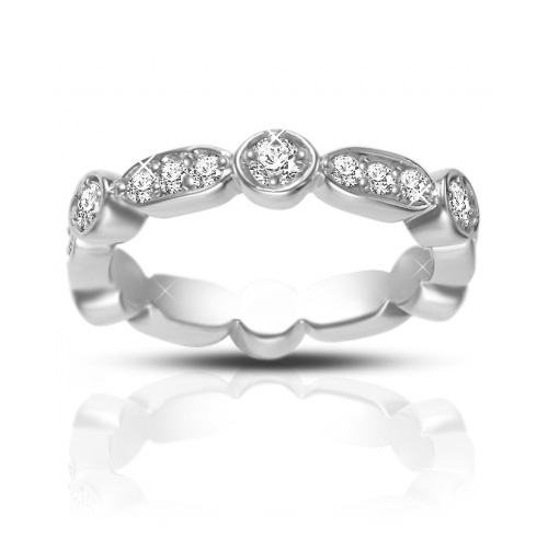 0.75 ct Ladies Brilliant Cut Diamond Eternity Wedding Band